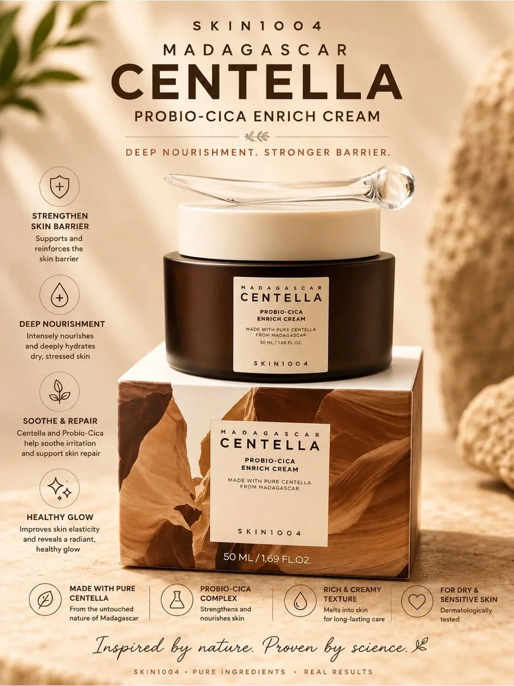 SKIN1004 Madagascar Centella ProBio-Cica Enrich Cream